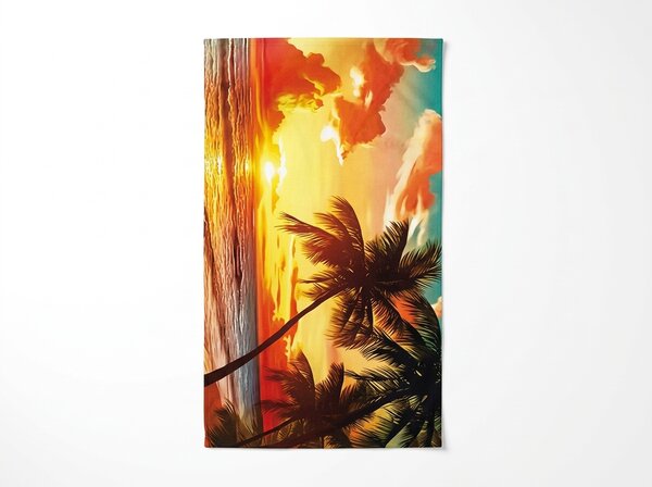 Szybkoschnący ręcznik plażowy XXL AURORIA kolorowy 150 x 210 cm, 100% mikrofibra