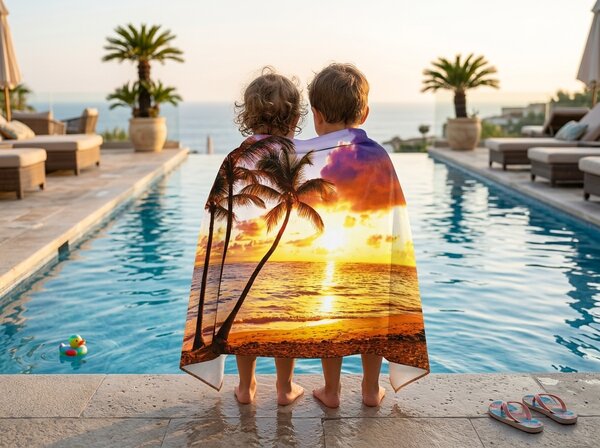 Szybkoschnący XXL ręcznik plażowy SUNDARA kolorowy 150 x 210 cm, 100% mikrofibra
