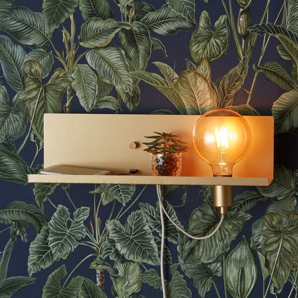Lampa Ścienna Markslöjd, Multi, ściemnialny, złoty | mosiężny, salon, metal, nowoczesny