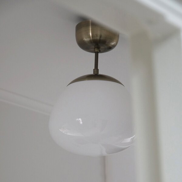Lampa Sufitowa Markslöjd, Rise, ściemnialny, antyczny mosiądz, salon, metal