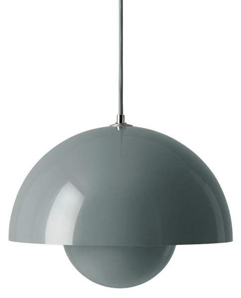 Lampa Wisząca &Tradition, ściemnialny, szary, salon, metal, design