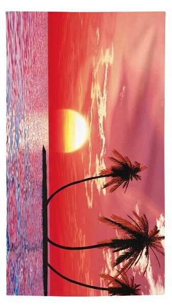 Szybkoschnący XXL ręcznik plażowy SERENA kolorowy 150 x 210 cm, 100% mikrofibra