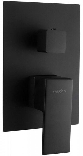 Mexen Uno bateria wannowa podtynkowa, czarna - 71435-70