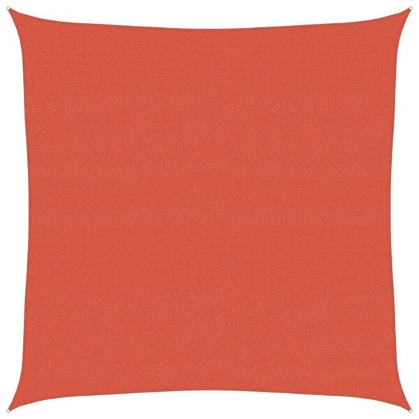 Żagiel przeciwsłoneczny, 160 g/m², terakotowy, 4,5x4,5 m, hdpe
