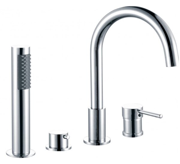 Mexen Alma bateria wannowa, chrom - 75032-00