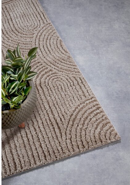 Beżowy chodnik 80x240 cm Chappe Beige – Elle Decoration