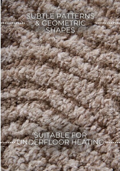 Beżowy chodnik 80x240 cm Chappe Beige – Elle Decoration