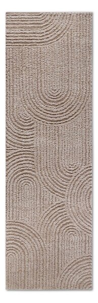 Beżowy chodnik 80x240 cm Chappe Beige – Elle Decoration