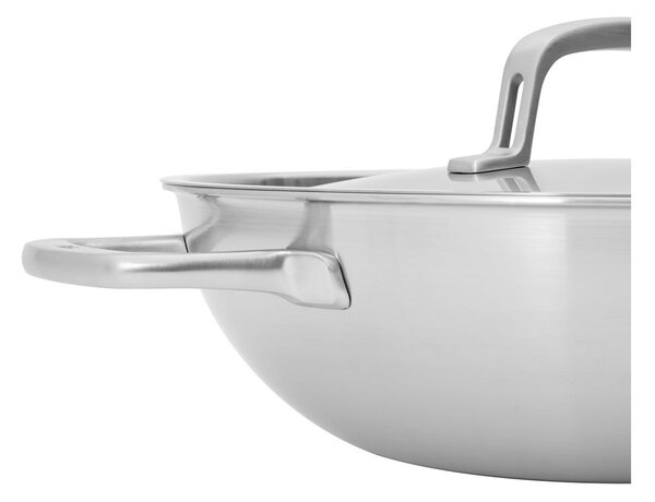 Patelnia wok ze stali nierdzewnej z pokrywką ø 30 cm Lucca 3.0 – FABINI