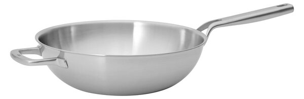 Patelnia wok ze stali nierdzewnej z pokrywką ø 30 cm Lucca 3.0 – FABINI