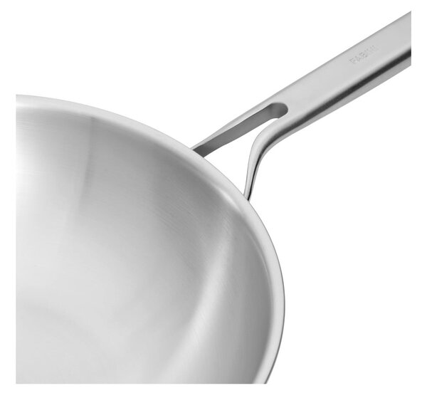 Patelnia wok ze stali nierdzewnej z pokrywką ø 30 cm Lucca 3.0 – FABINI