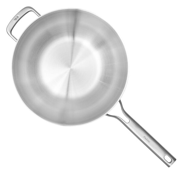 Patelnia wok ze stali nierdzewnej z pokrywką ø 30 cm Lucca 3.0 – FABINI
