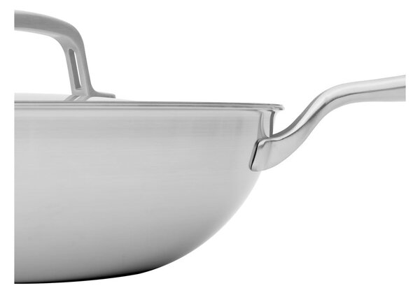 Patelnia wok ze stali nierdzewnej z pokrywką ø 30 cm Lucca 3.0 – FABINI