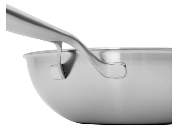 Patelnia wok ze stali nierdzewnej z pokrywką ø 30 cm Lucca 3.0 – FABINI
