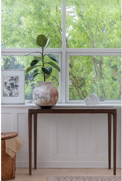 Brązowa konsola z litego drewna dębowego 12x110 cm Heart'n'Soul – UMAGE