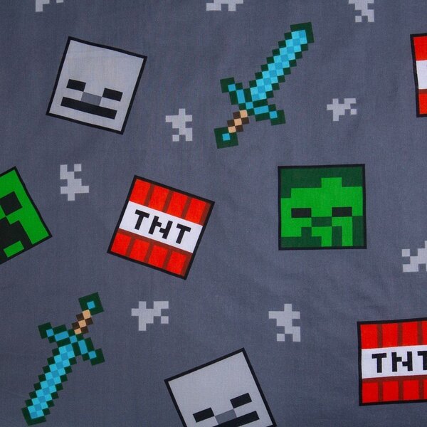 Bawełniana pościel dziecięca jednoosobowa 140x200 cm Minecraft "We got this" – Jerry Fabrics