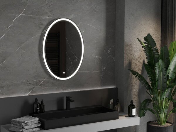 Mexen Elz lustro łazienkowe podświetlane 60 x 80 cm, LED 6000K, antypara - 9802-060-080-611-00