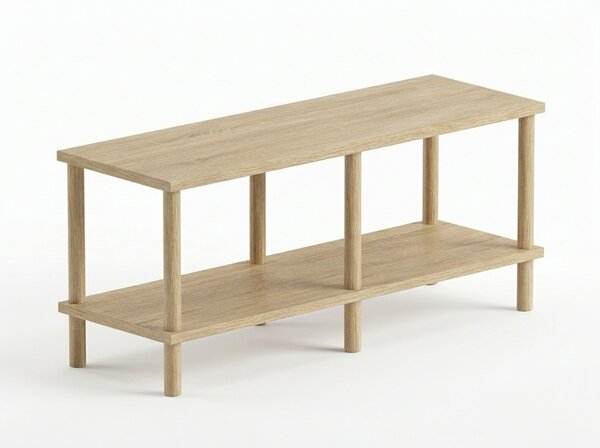 Stolik TV SOLE 90 cm, dąb sonoma