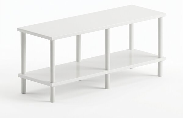 Szafka RTV SOLE 90 cm, biała