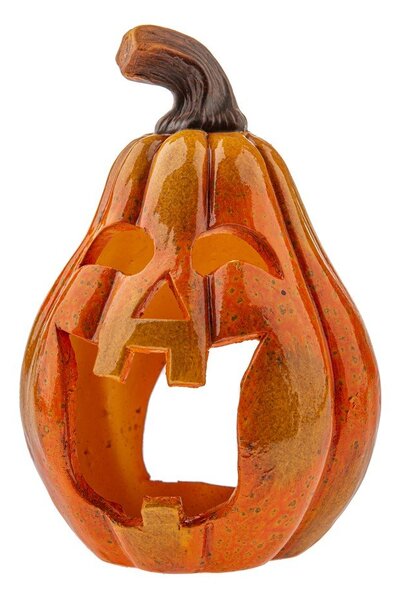 Ceramiczny świecznik z motywem Halloween Pumpkin – Dakls