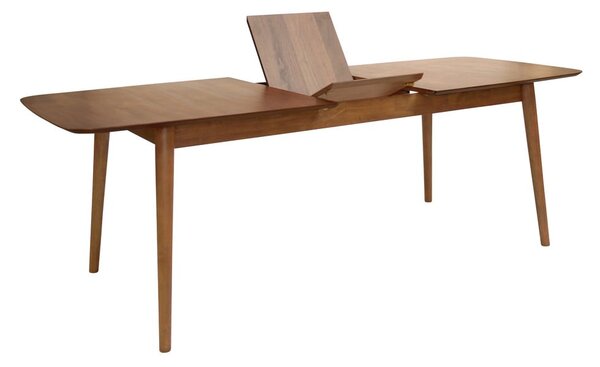 Rozkładany stół z dodatkowym blatem w dekorze orzecha 90x180 cm Montreux – Actona