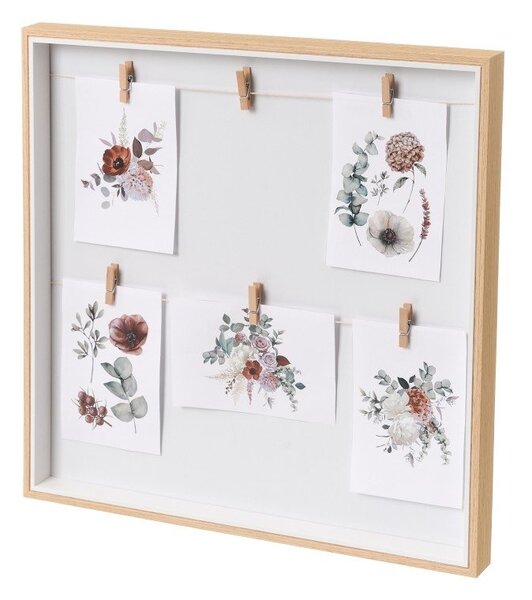 Naturalna ramka ścienna 43x43 cm – Casa Selección