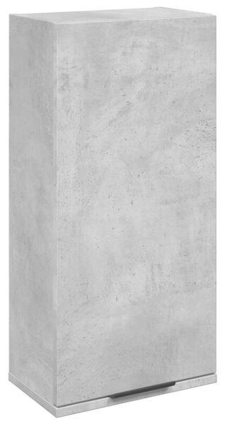 Wisząca szafka łazienkowa, betonowa szarość, 32x20x67 cm