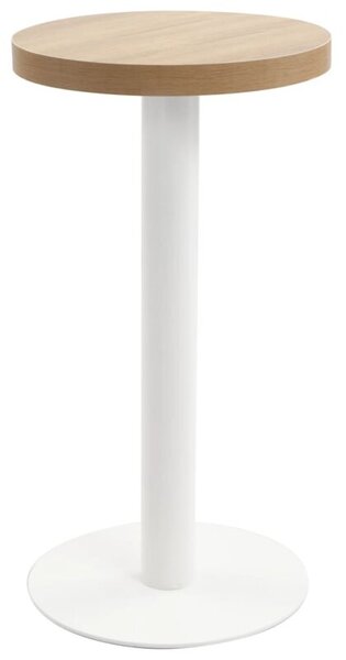 Stolik bistro, kolor jasny brąz, 40 cm, mdf
