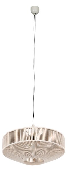 Lampa wisząca Japandi brązowy sznur 46 cm - Svea