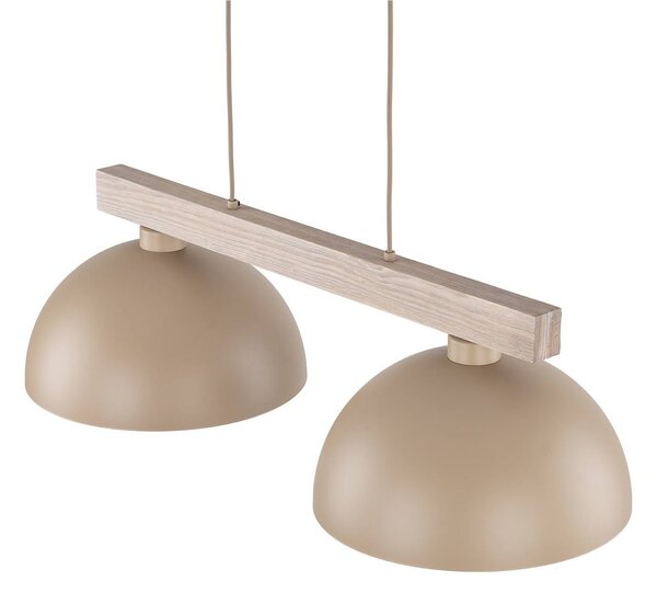 Lampa wisząca Oslo TK Lighting, możliwość ściemniania, kremowy / amber, salon / jadalnia, metal, nowoczesny