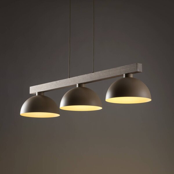 Lampa wisząca Oslo TK Lighting, możliwość ściemniania, kremowy / amber, salon / jadalnia, metal, nowoczesny