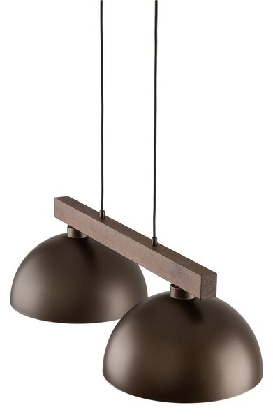 Lampa wisząca Oslo TK Lighting, możliwość ściemniania, brązowy / rdzawy, salon / jadalnia, metal, nowoczesny