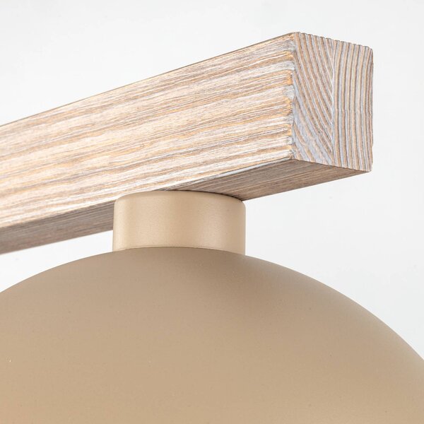 Lampa wisząca Oslo TK Lighting, możliwość ściemniania, kremowy / amber, salon / jadalnia, metal, nowoczesny