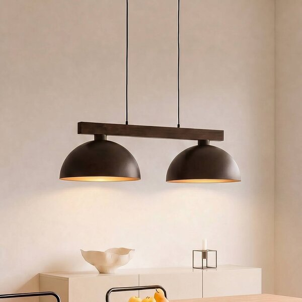 Lampa wisząca Oslo TK Lighting, możliwość ściemniania, brązowy / rdzawy, salon / jadalnia, metal, nowoczesny