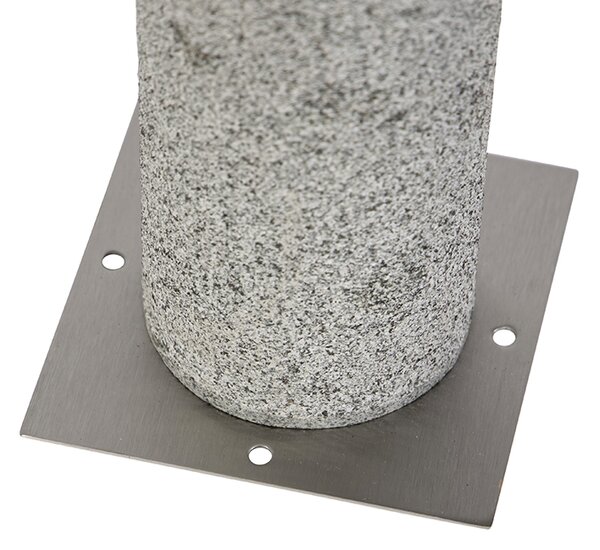 Nowoczesna lampa zewnętrzna granit 40cm - Happy