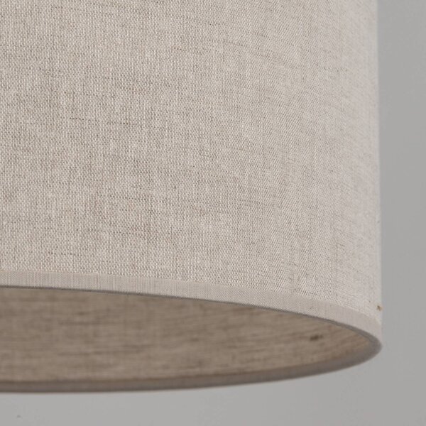 Lampa sufitowa Amura TK Lighting, możliwość ściemniania, kremowy / amber, salon / jadalnia, tkanina / materiał / jedwab, nowoczesny