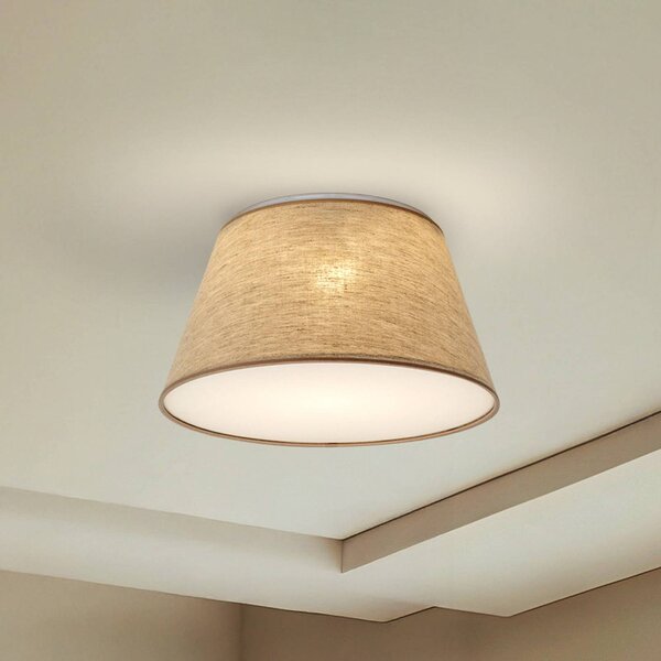 Lampa sufitowa Formo TK Lighting, możliwość ściemniania, kremowy / amber, salon / jadalnia, tkanina / materiał / jedwab, nowoczesny