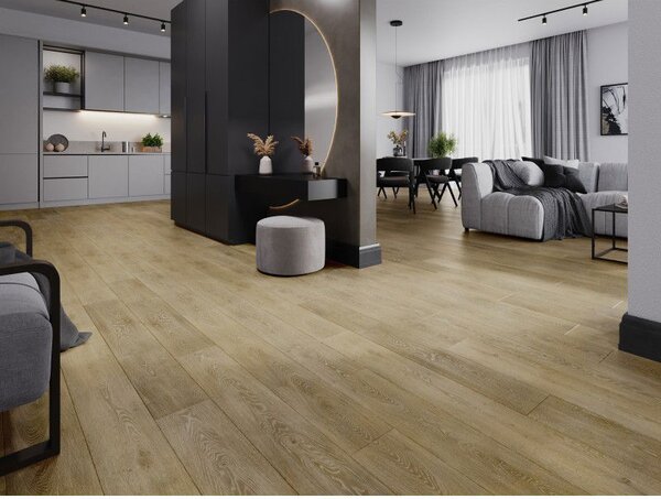 Mexen Alabama panele winylowe 1240 x 182 mm SPC 6,5 mm, podkład IXPE 1,5 mm, 4 V-Fuga, Dąb - F1019-1240-182-505-4V1-01
