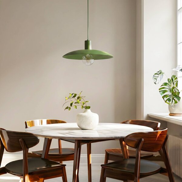 Lampa wisząca Astra TK Lighting, możliwość ściemniania, zielony, salon / jadalnia, metal, nowoczesny