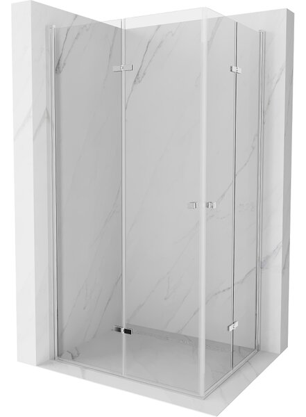 Mexen Lima Duo kabina prysznicowa składana 100 x 80 cm, transparent, chrom - 856-100-080-02-00