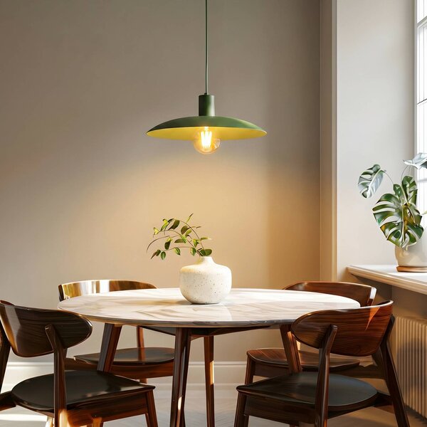 Lampa wisząca Astra TK Lighting, możliwość ściemniania, zielony, salon / jadalnia, metal, nowoczesny