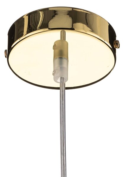 Lampa wisząca szklana Cubus TK Lighting, możliwość ściemniania, przezroczysty / transparentny, salon / jadalnia, szkło, nowoczesny