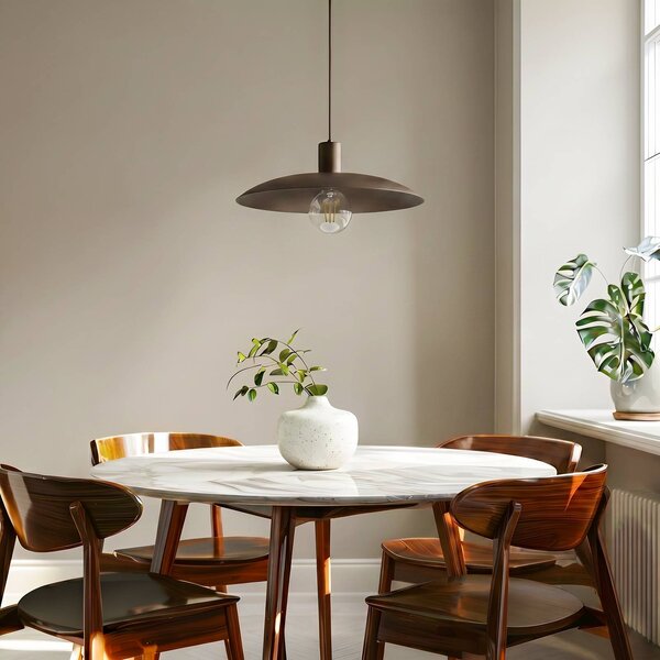 Lampa wisząca Astra TK Lighting, możliwość ściemniania, brązowy / rdzawy, salon / jadalnia, metal, nowoczesny
