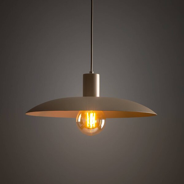 Lampa wisząca Astra TK Lighting, możliwość ściemniania, kremowy / amber, salon / jadalnia, metal, nowoczesny