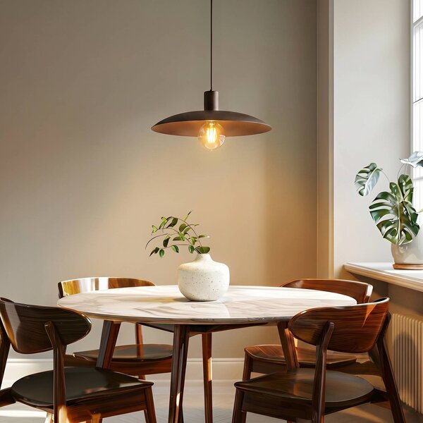 Lampa wisząca Astra TK Lighting, możliwość ściemniania, brązowy / rdzawy, salon / jadalnia, metal, nowoczesny