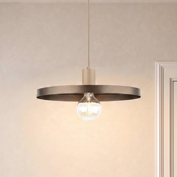 Lampa wisząca Sila TK Lighting, możliwość ściemniania, brązowy / rdzawy, salon / jadalnia, metal, nowoczesny