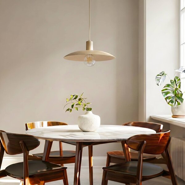 Lampa wisząca Astra TK Lighting, możliwość ściemniania, kremowy / amber, salon / jadalnia, metal, nowoczesny