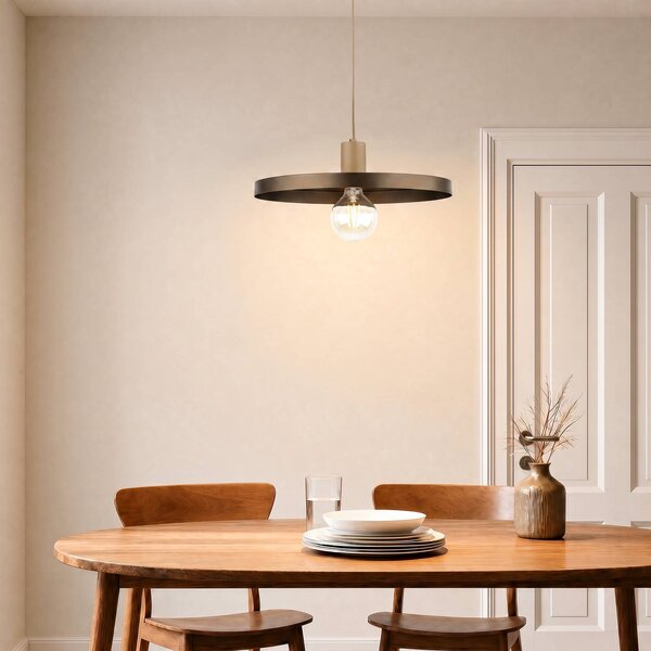 Lampa wisząca Sila TK Lighting, możliwość ściemniania, brązowy / rdzawy, salon / jadalnia, metal, nowoczesny