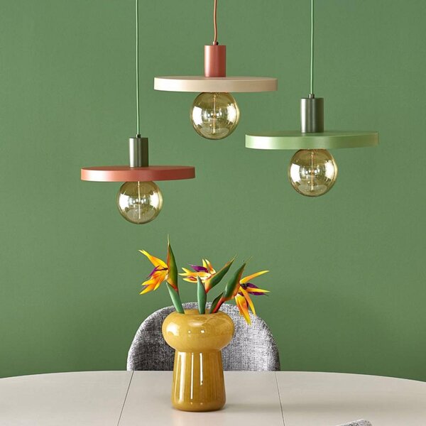 Lampa wisząca Sila TK Lighting, możliwość ściemniania, kremowy / amber, salon / jadalnia, metal, nowoczesny
