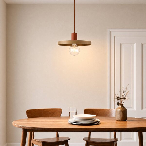 Lampa wisząca Sila TK Lighting, możliwość ściemniania, kremowy / amber, salon / jadalnia, metal, nowoczesny